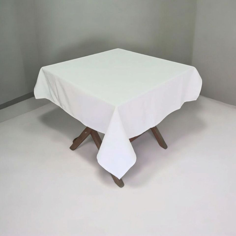 Beyaz Restoran Masa Örtüsü 130*130