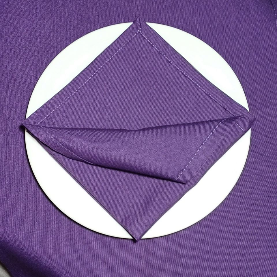 Restoran Peçetesi Mor