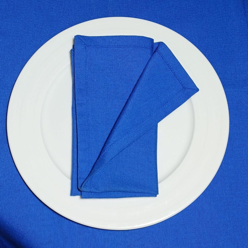 Restoran Peçetesi Saks Mavi