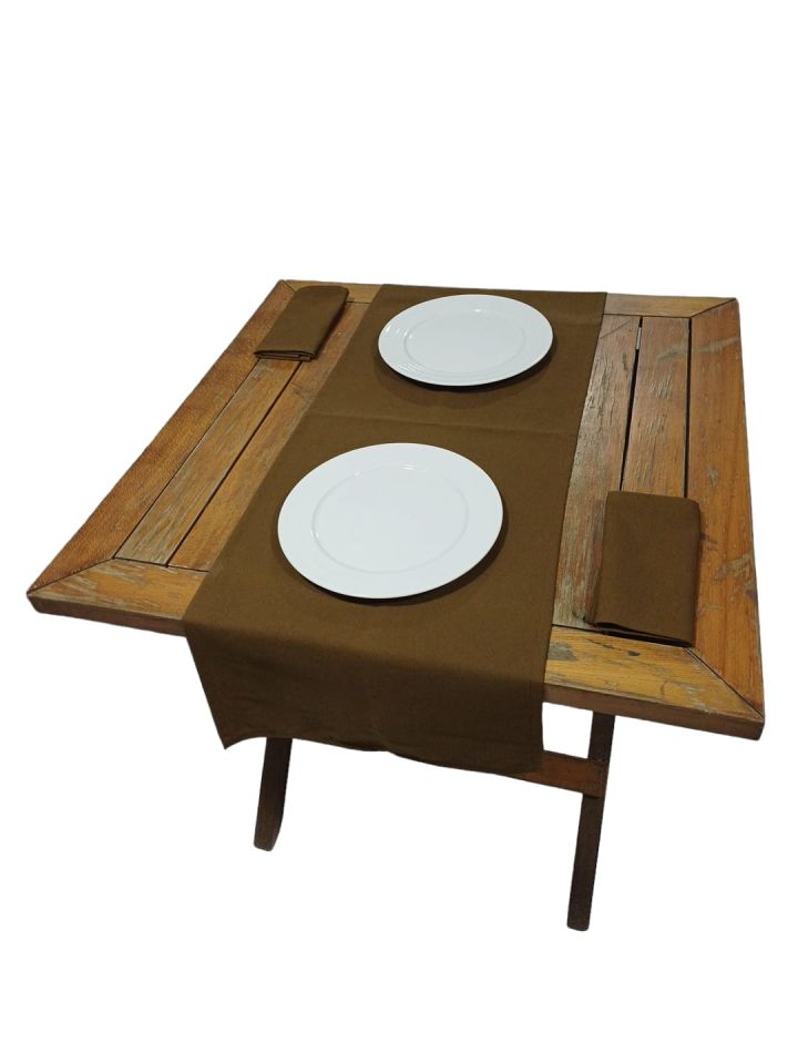 Restoran Runner Koyu Kahverengi