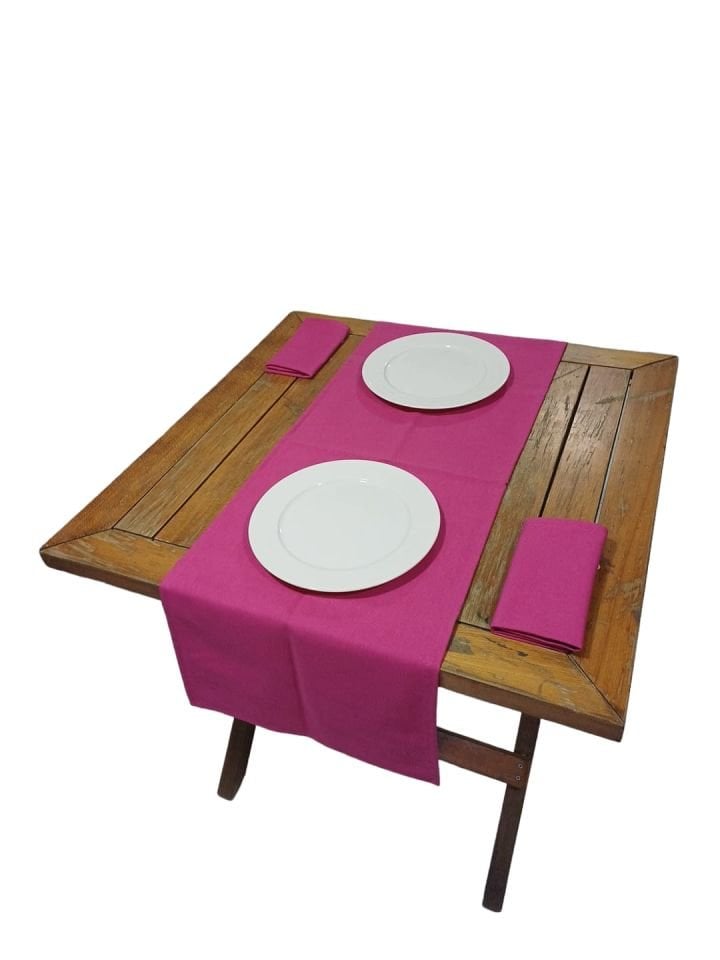 Restoran Runner Fuşya 8'li Paket