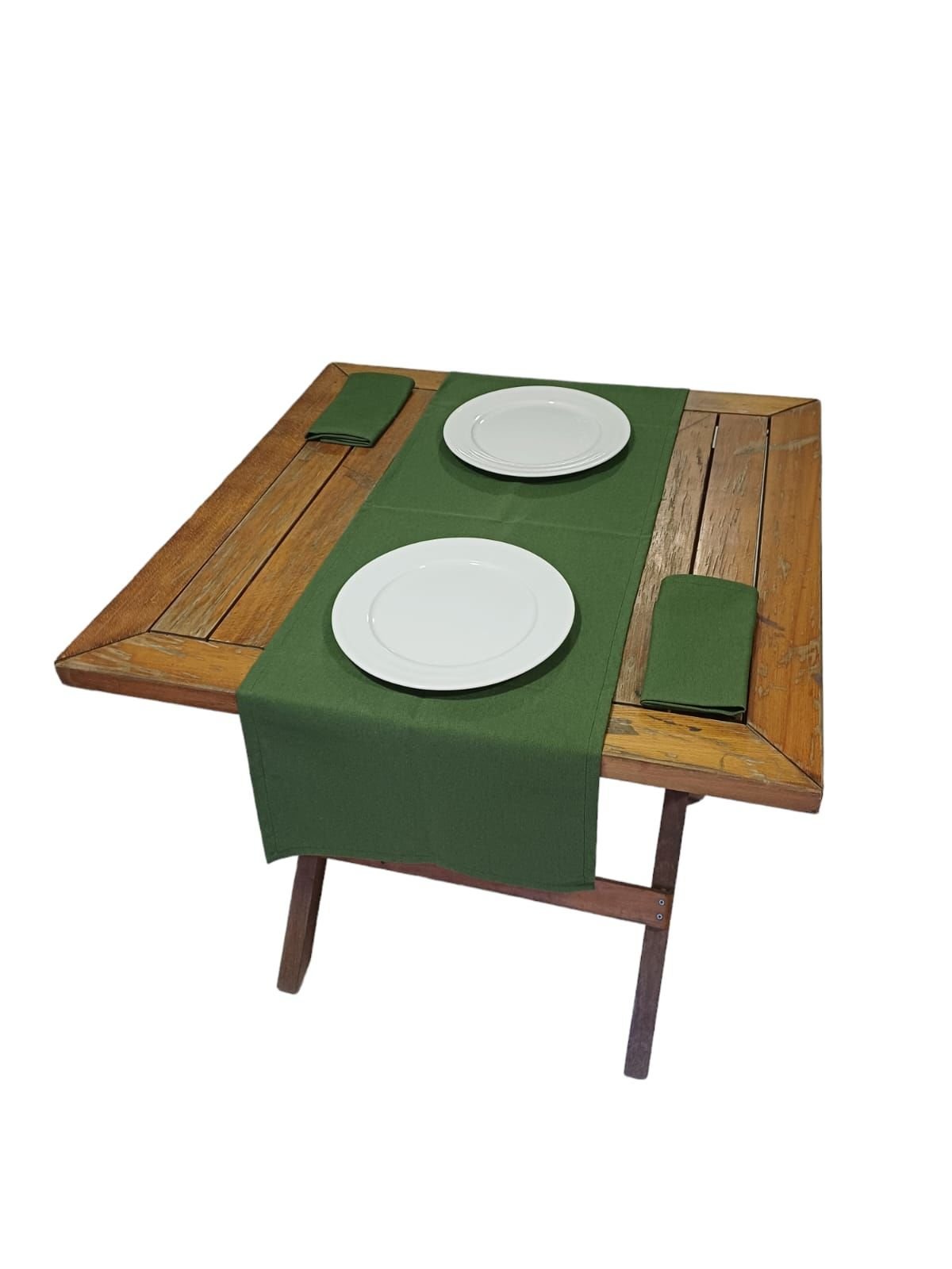 Restoran Runner Koyu Yeşil