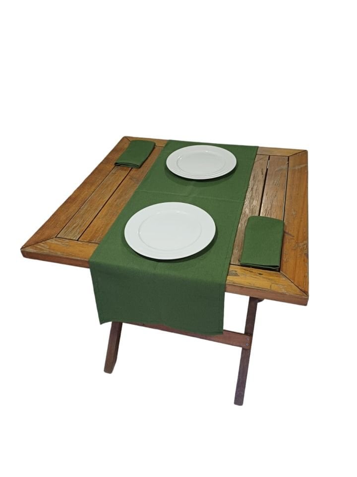 Restoran Runner Koyu Yeşil