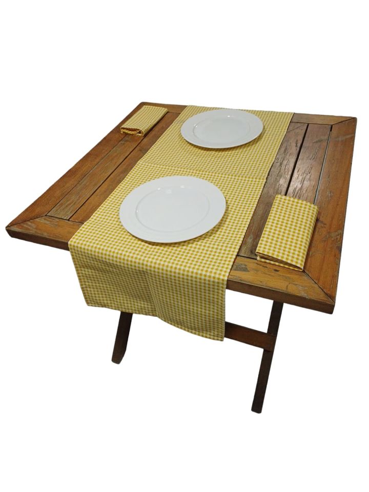 Restoran Runner Sarı Piti Kare