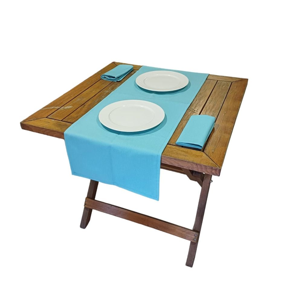 Restoran Runner Turkuaz 8'li Paket