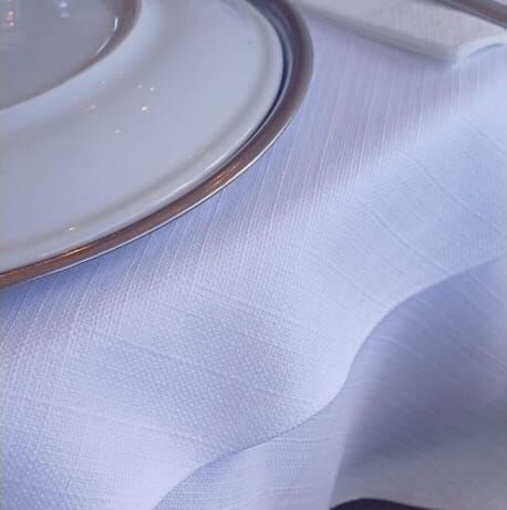 Assos Ketenet Masa Örtüsü Beyaz