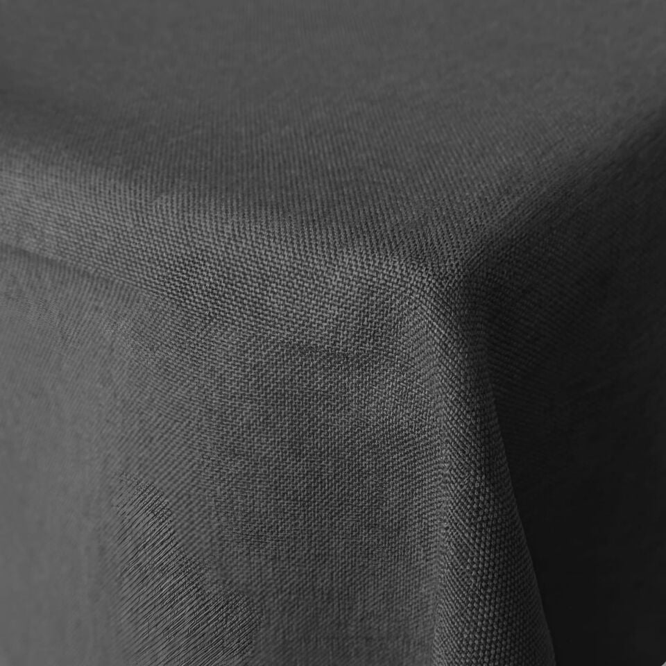 Ibiza Ketenet Masa Örtü/Kapak Antrasit